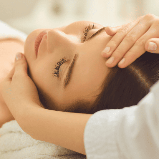 se faire masser, se détendre, se sentir détendu, être détendu